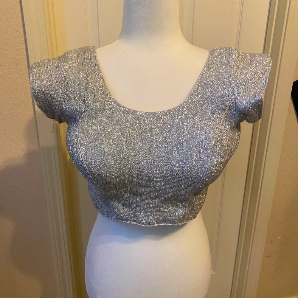 Silver Indian size blouse